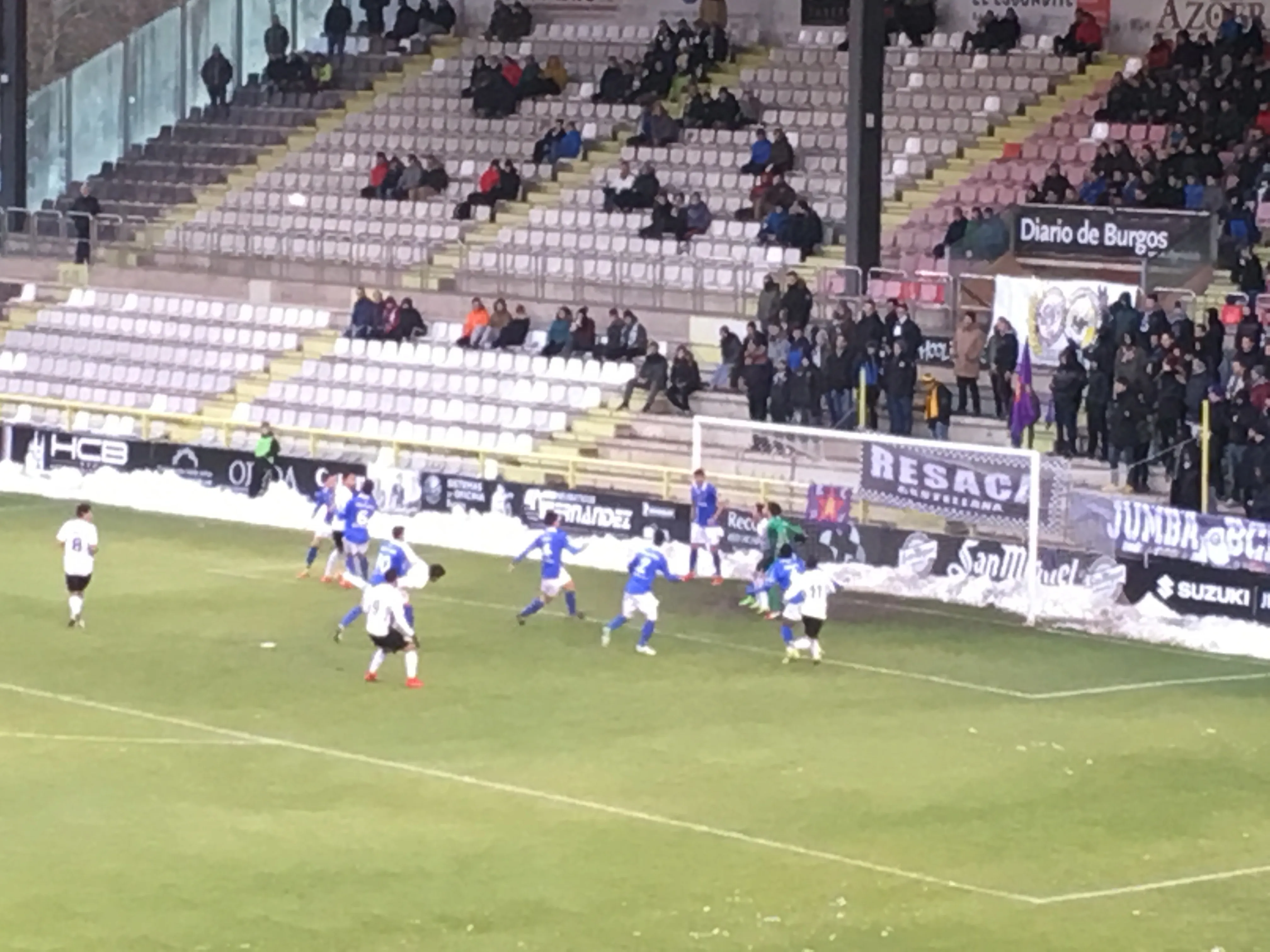 Fútbol Burgos: Reparto de puntos entre el Burgos y el Barakaldo en El Plantío.