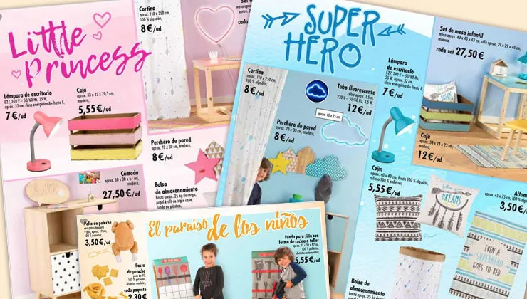 Actualidad Burgos: Ellas a la cocina como princesas y ellos a arreglar cosas y ser superhéroes en el catálogo sexista de TEDi