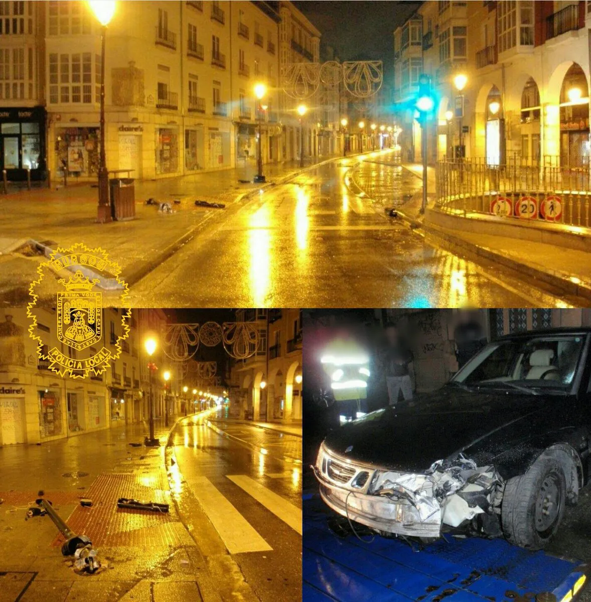 Sucesos Burgos: Conductor se da a la fuga y es detenido septuplicando tasa alcoholemia