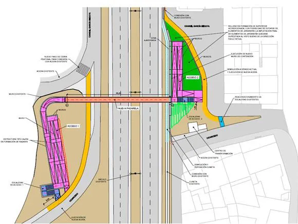 Local Burgos: Fomento licita las obras de la pasarela peatonal sobre la BU-11 en el barrio del Crucero
