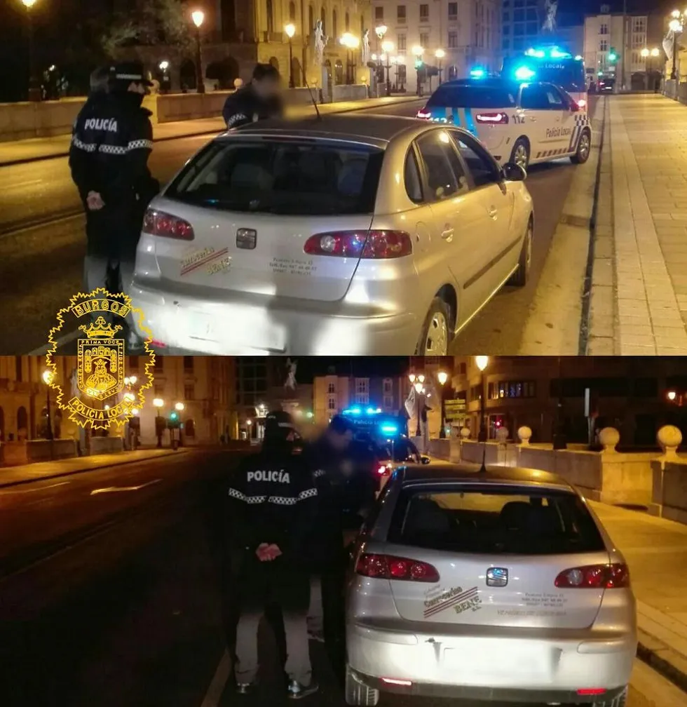 Sucesos Burgos: Detienen en el Puente San Pablo a una conductora novel sextuplicando la tasa de alcohol