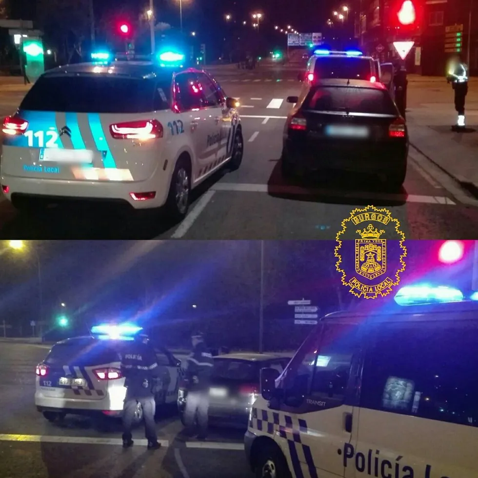 Sucesos Burgos: Detienen a un conductor que triplicaba la tasa de alcoholemia
