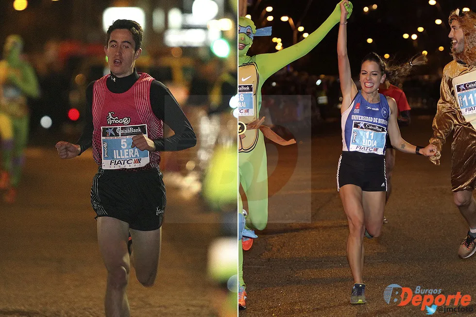 Deportes Burgos: Víctor Illera y Lidia Campo imponen su ley en la San Silvestre Cidiana