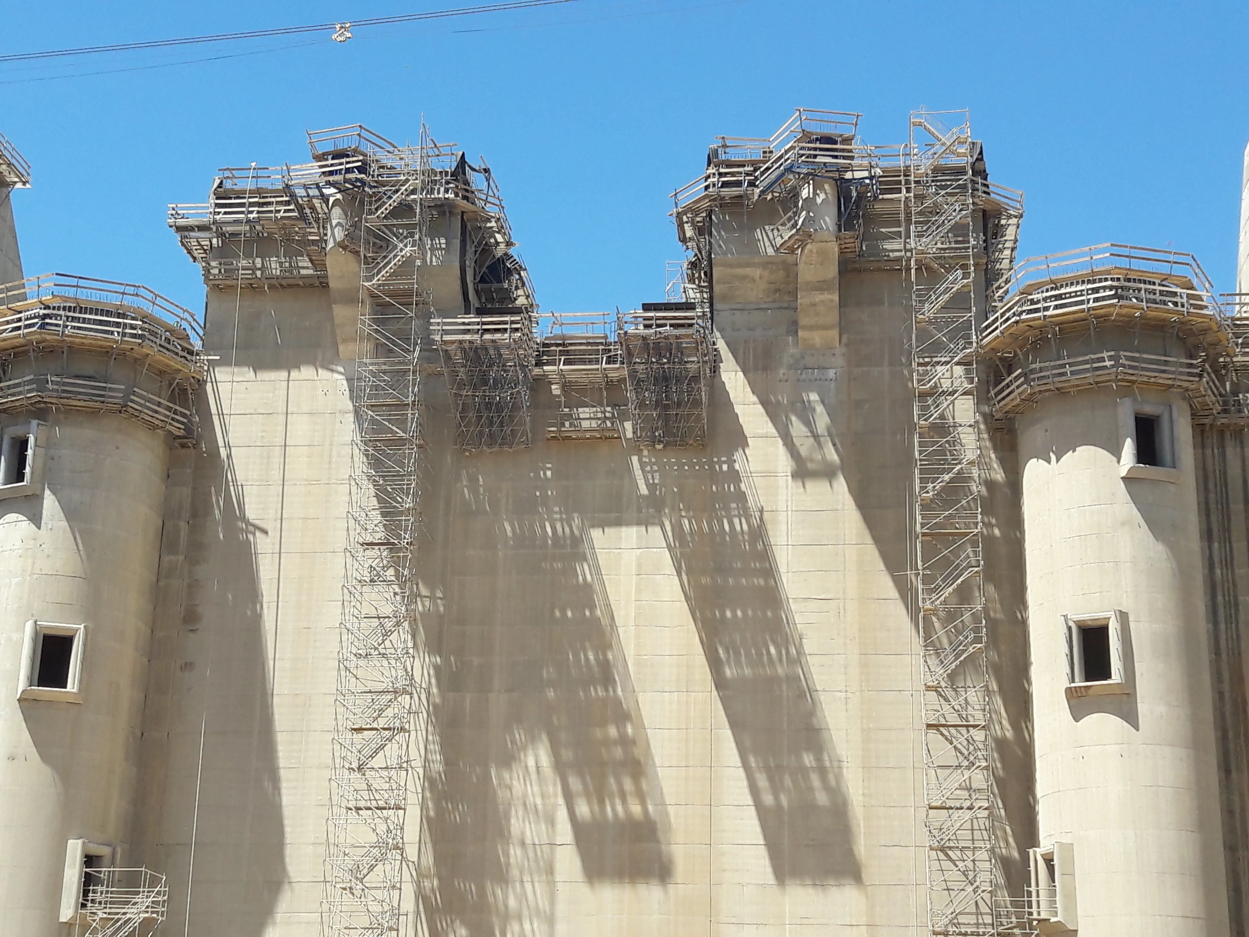 Provincia Burgos: Las obras en la presa de Castrovido entran en la recta final