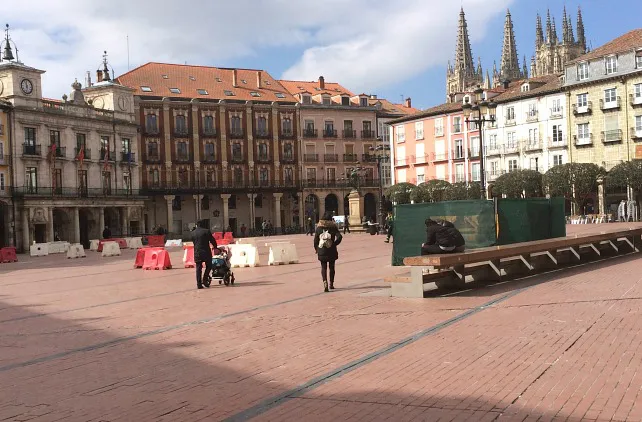 Local Burgos: Los materiales para realizar las obras de la Plaza Mayor condicionarán su desarrollo y conclusión
