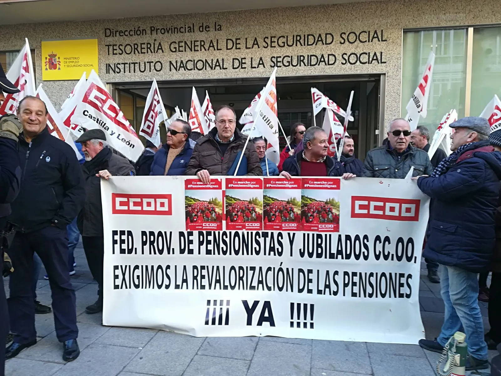 Local Burgos: Los pensionistas se plantean acampar en la plaza mayor por unas pensiones dignas
