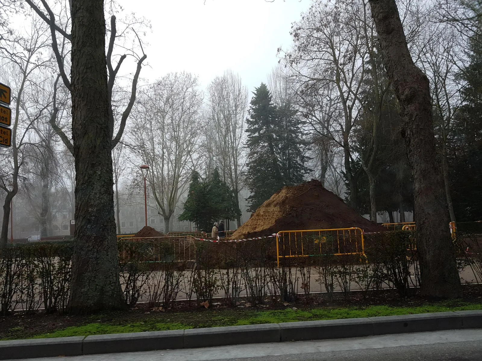 Foto denuncia Burgos: ¿Qué va a pasar con los jardines de la Isla?