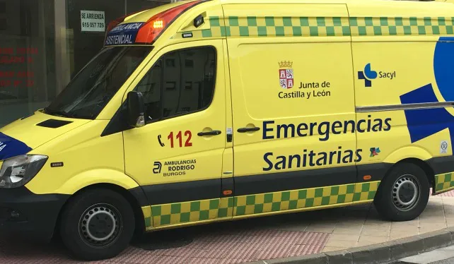 Sucesos Burgos: Herido un motorista en Ages