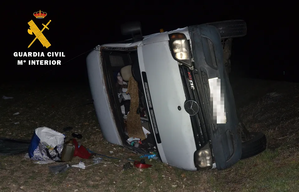 Sucesos Burgos: Accidente de circulación con alcoholemia positiva