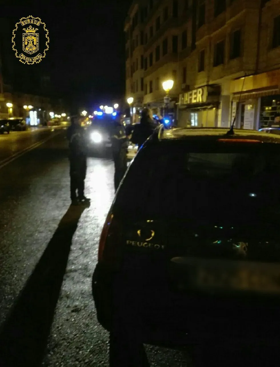 Sucesos Burgos: La Policía intercepta un vehículo cuyo conductor da positivo en alcoholemia