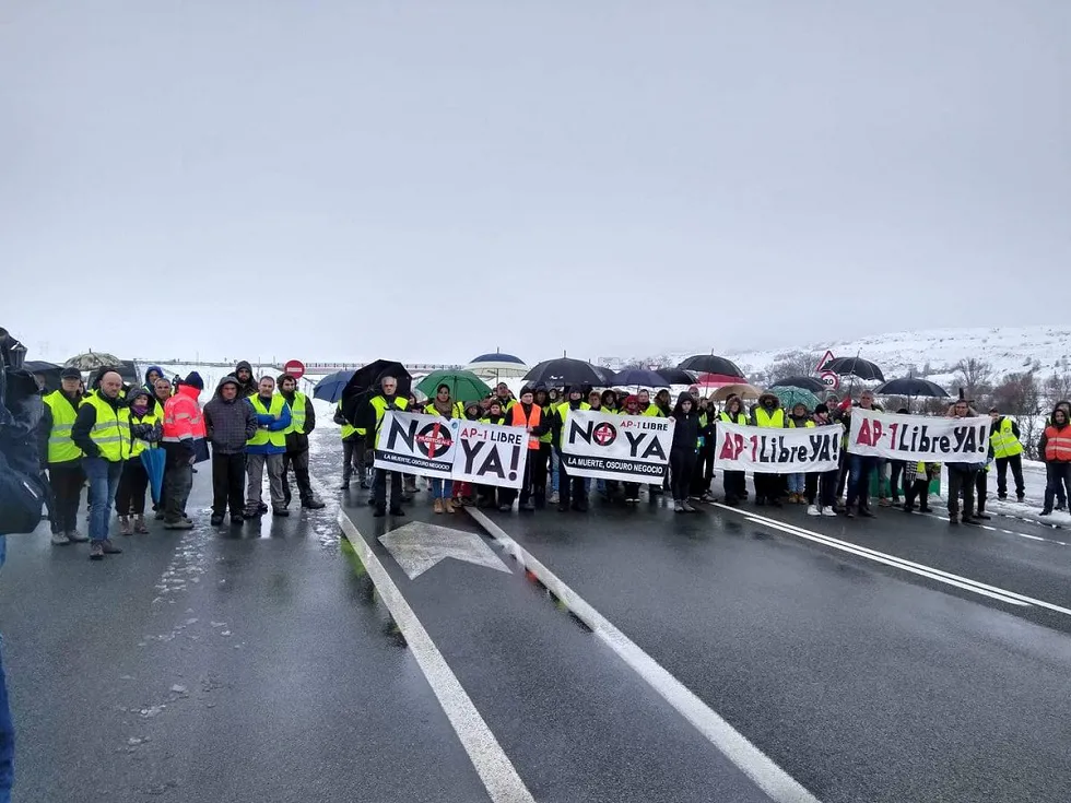 Actualidad Burgos: La Plataforma de Afectados por la N-1 vuelve a salir a la carretera