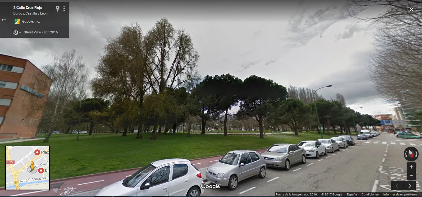 Actualidad Burgos: El arbolado del Parque de la Cruz Roja presenta un estado deficiente