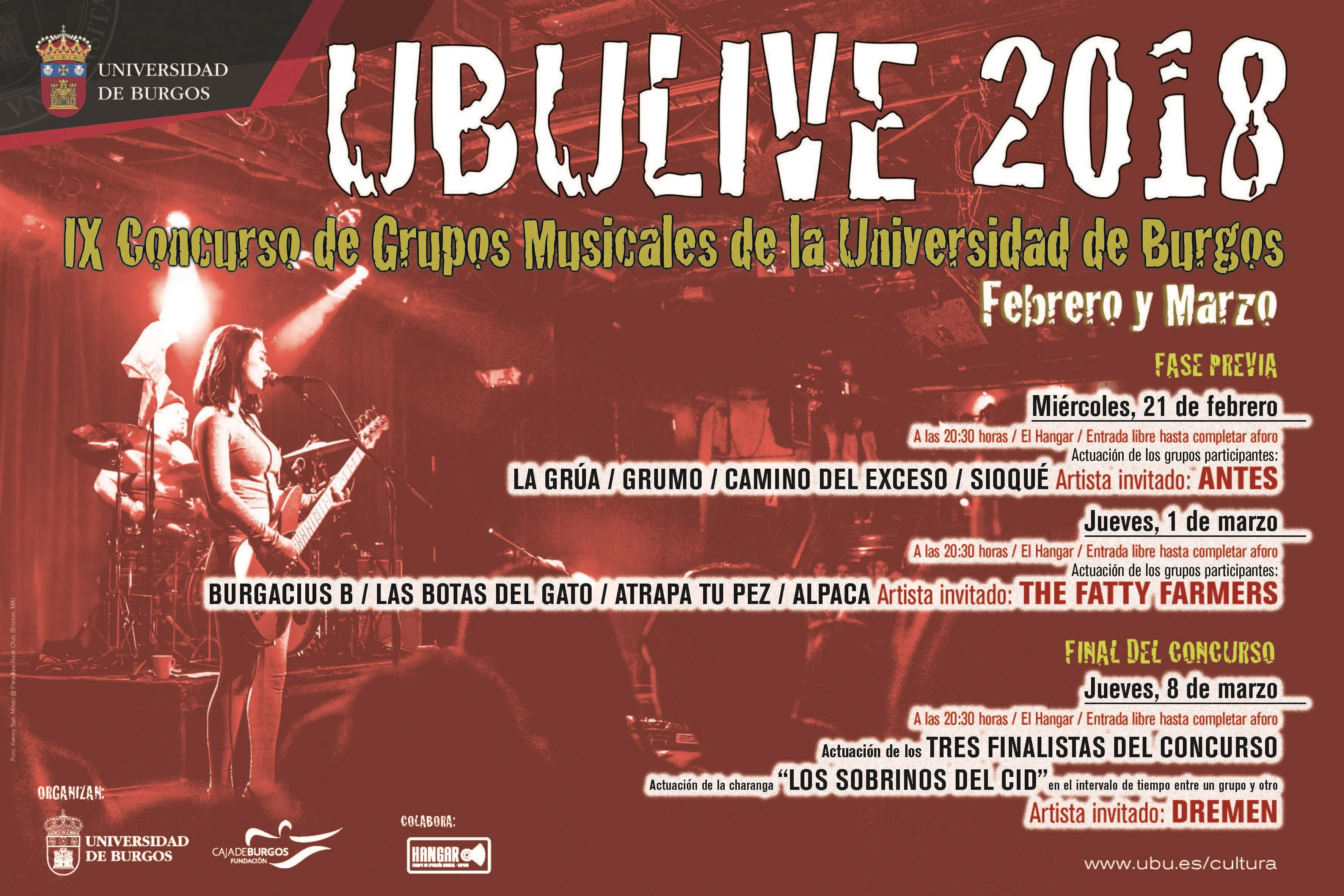 Cultura Burgos: Agenda cultural para el 21 de febrero