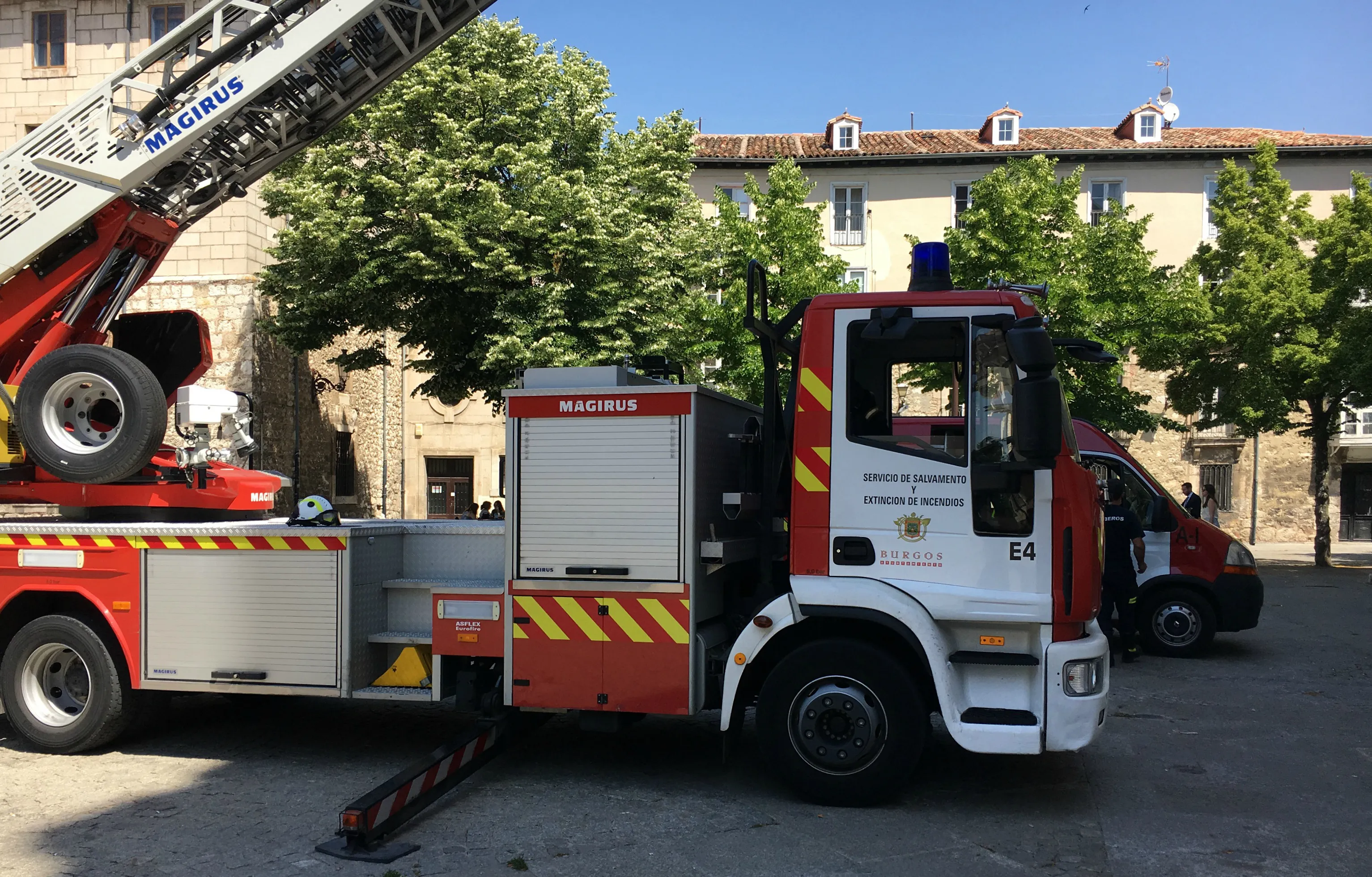 Actualidad Burgos: El número de intervenciones por parte del cuerpo de bomberos aumentó en 2017
