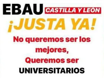 Educación Burgos: Recogen firmas para pedir una EBAU igualitaria en toda España