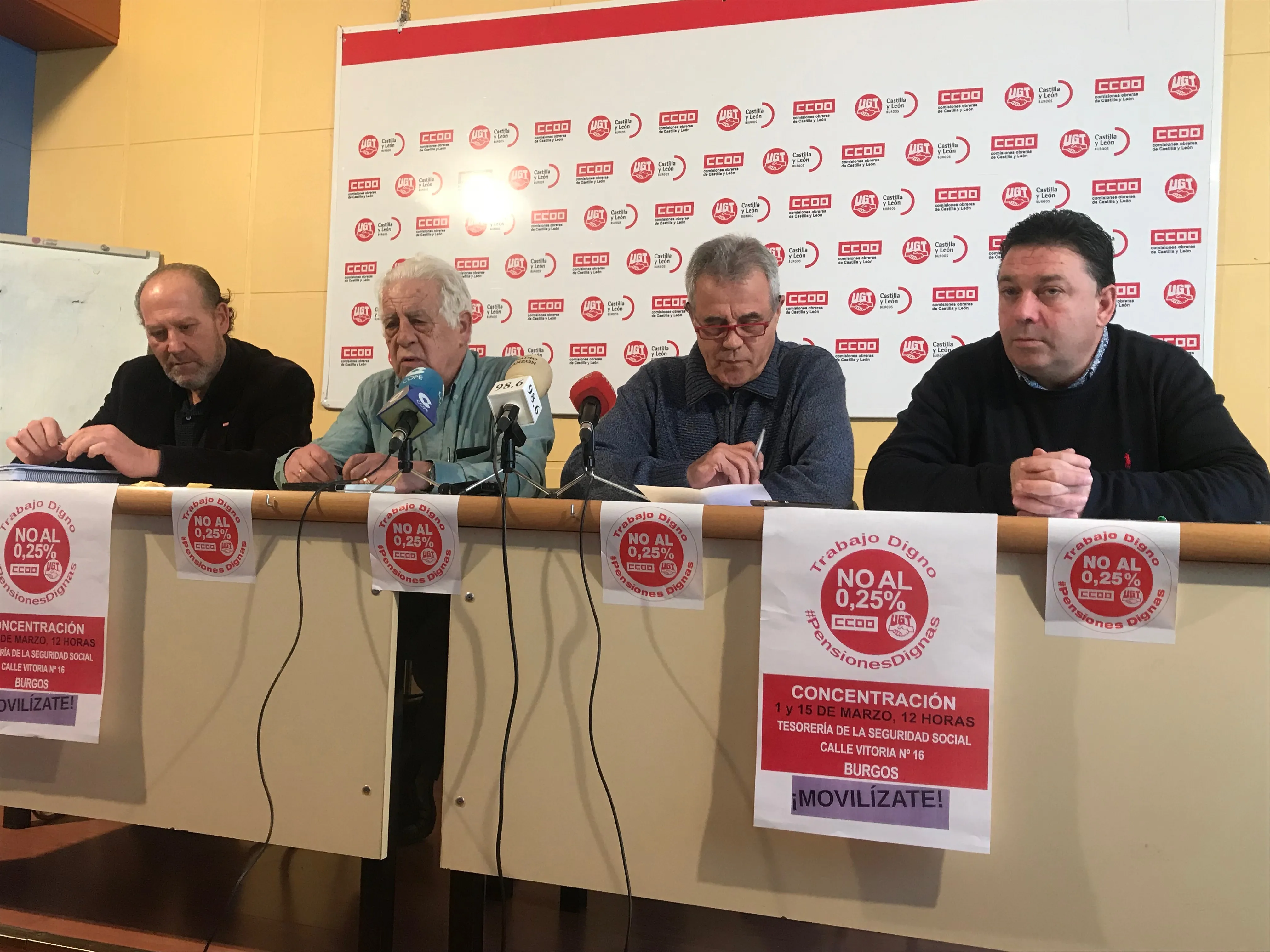 Local Burgos: Los jubilados y pensionistas de Burgos continúan su lucha contra la subida del 0,25%