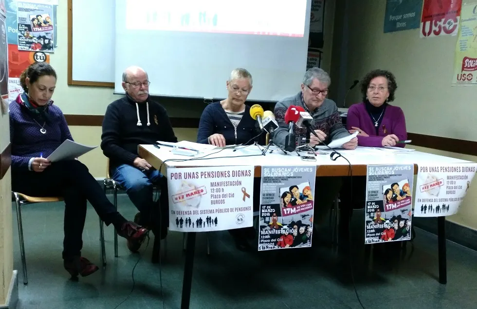 Actualidad Burgos: La Coordinadora Estatal en defensa de las pensiones de Burgos secundará la manifestación del sábado