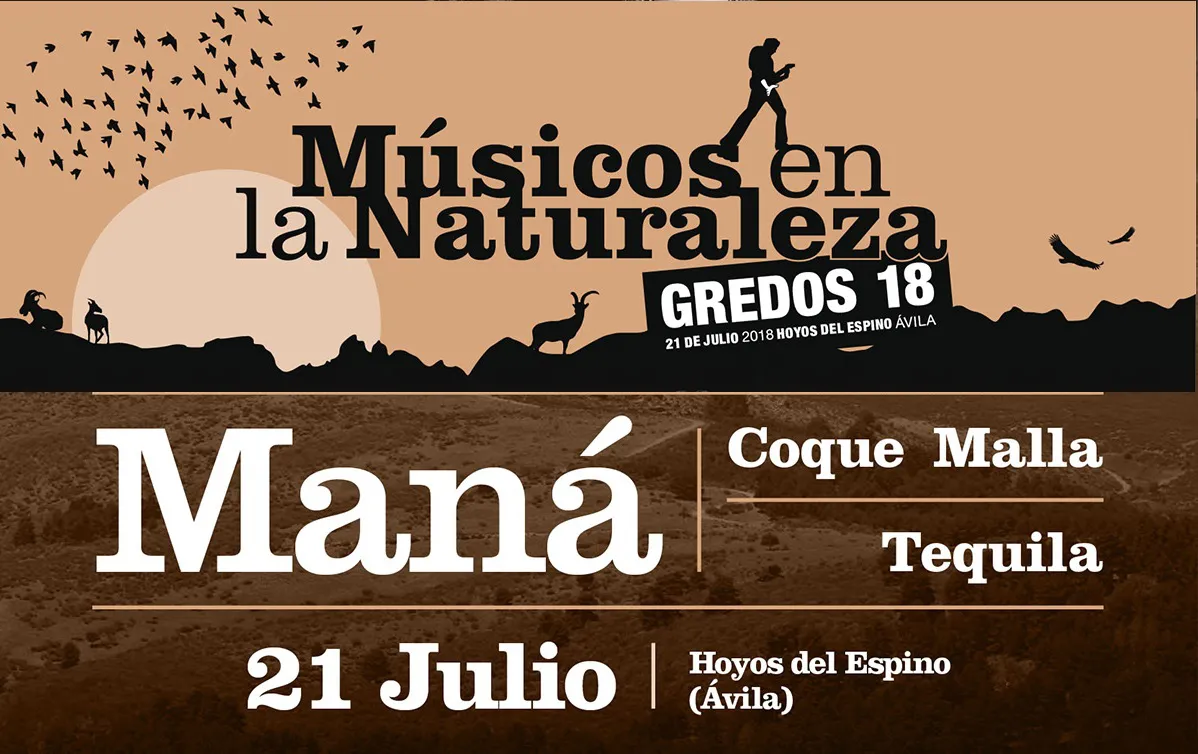 Cultura Burgos: El rock de Maná, cabeza de cartel en Músicos en la Naturaleza 2018