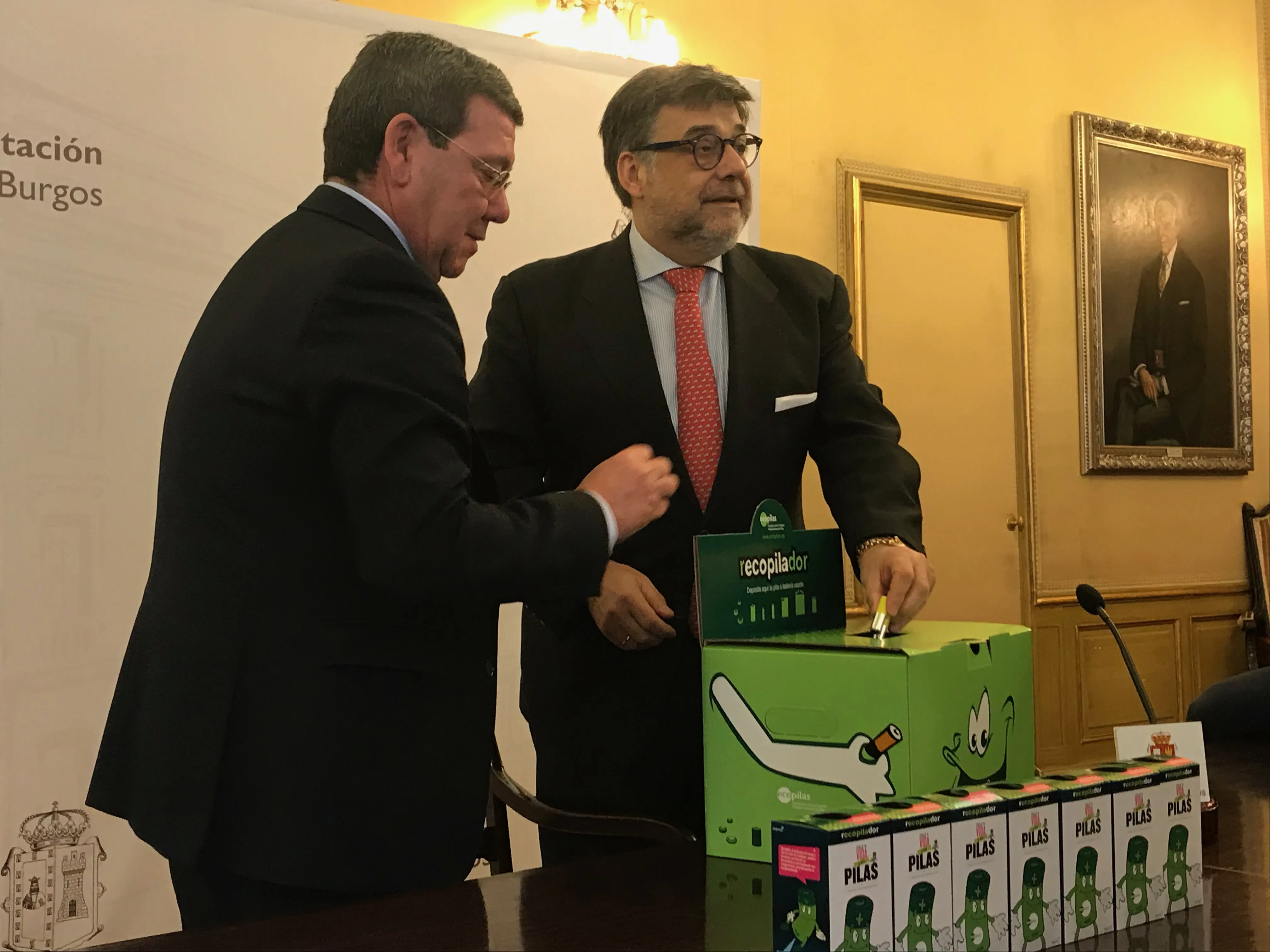Provincia Burgos: La Diputación y Ecopilas fomentarán el reciclaje de pilas entre los jóvenes