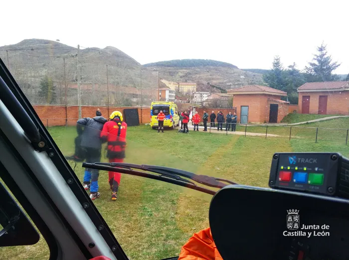 Sucesos Burgos: Protección Civil socorre a un montañero herido en el pico San Millán