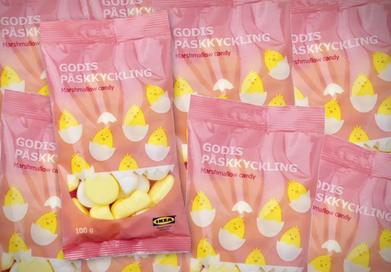 Local Burgos: FACUA alerta de la retirada de las golosinas Godis Påskkyckling de Ikea por posible contacto con ratones