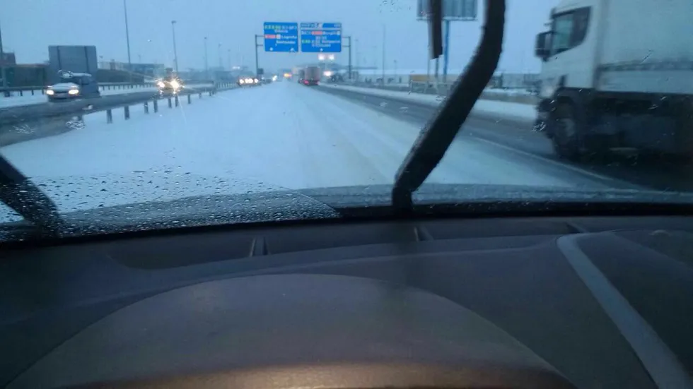 Actualidad Burgos: Activada la fase de alerta por nevadas en las carreteras de Burgos