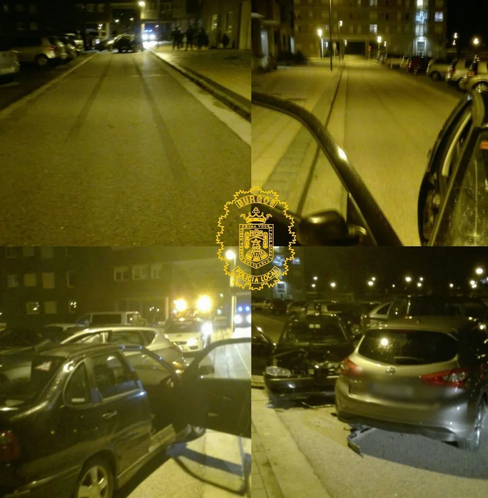 Sucesos Burgos: Provoca un accidente, da positivo en drogas y se queda sin puntos en el carné