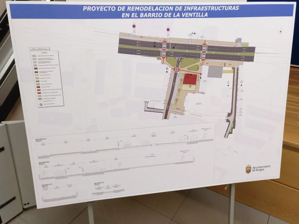Local Burgos: Las obras del barrio de La Ventilla durarán hasta Noviembre