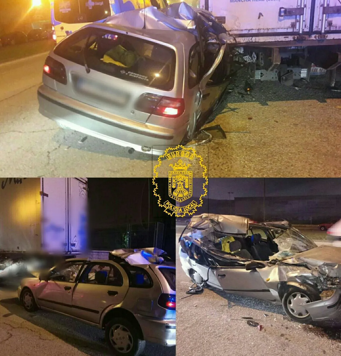 Sucesos Burgos: Un herido leve en un accidente esta madrugada