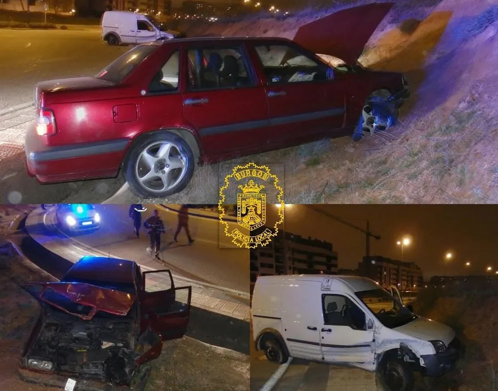 Sucesos Burgos: Dos heridos en un accidente en Esteban Sáez Alvarado