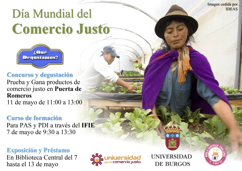 Universidad Burgos: La UBU se suma al Día Mundial del Comercio Justo