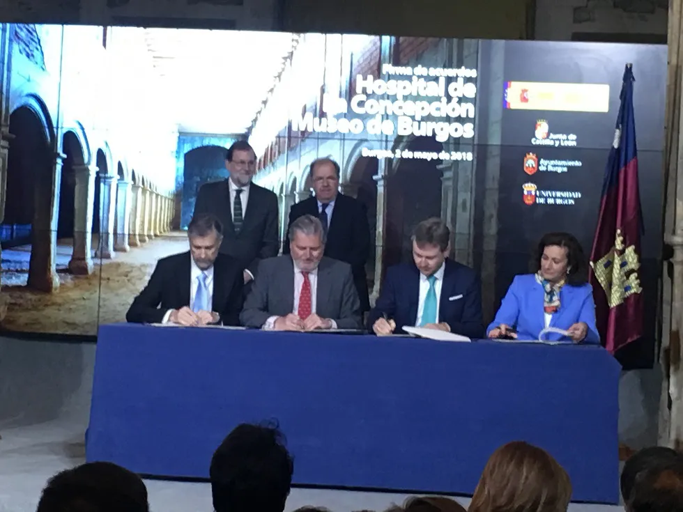Actualidad Burgos: Rajoy apadrina la rehabilitación del Hospital de la Concepción y la ampliación del Museo de Burgos