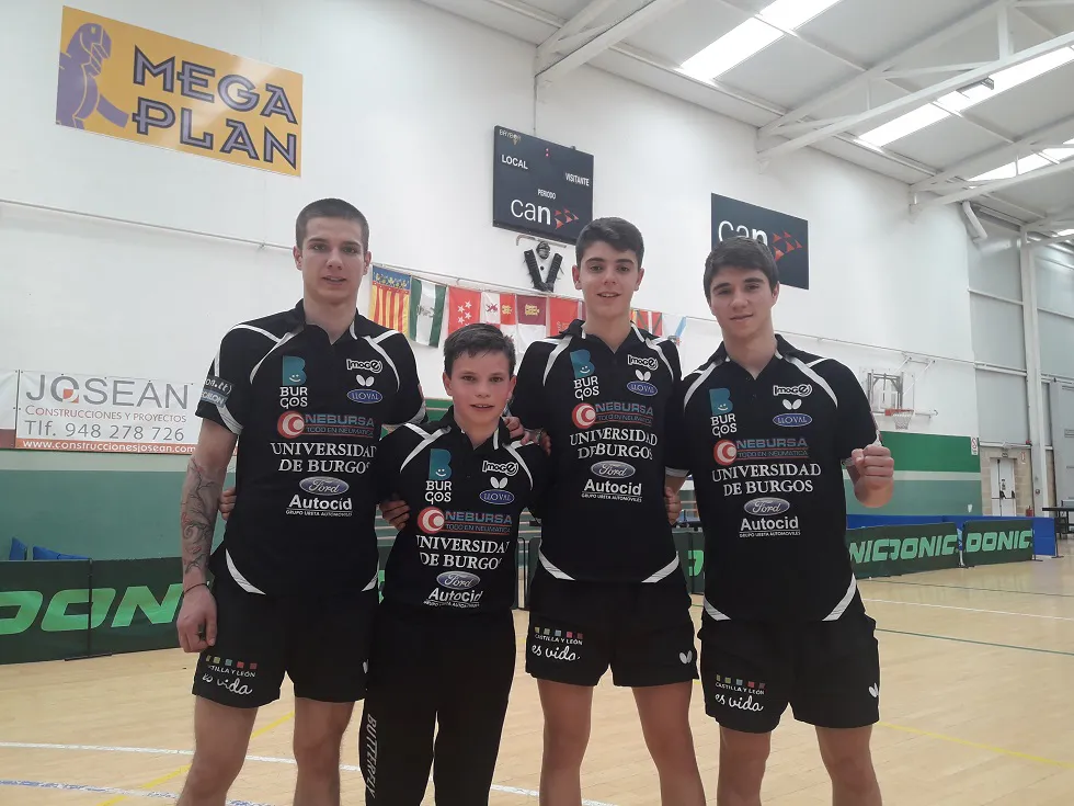 Deportes Burgos: El UBU Tenis de Mesa masculino también asciende a División de Honor