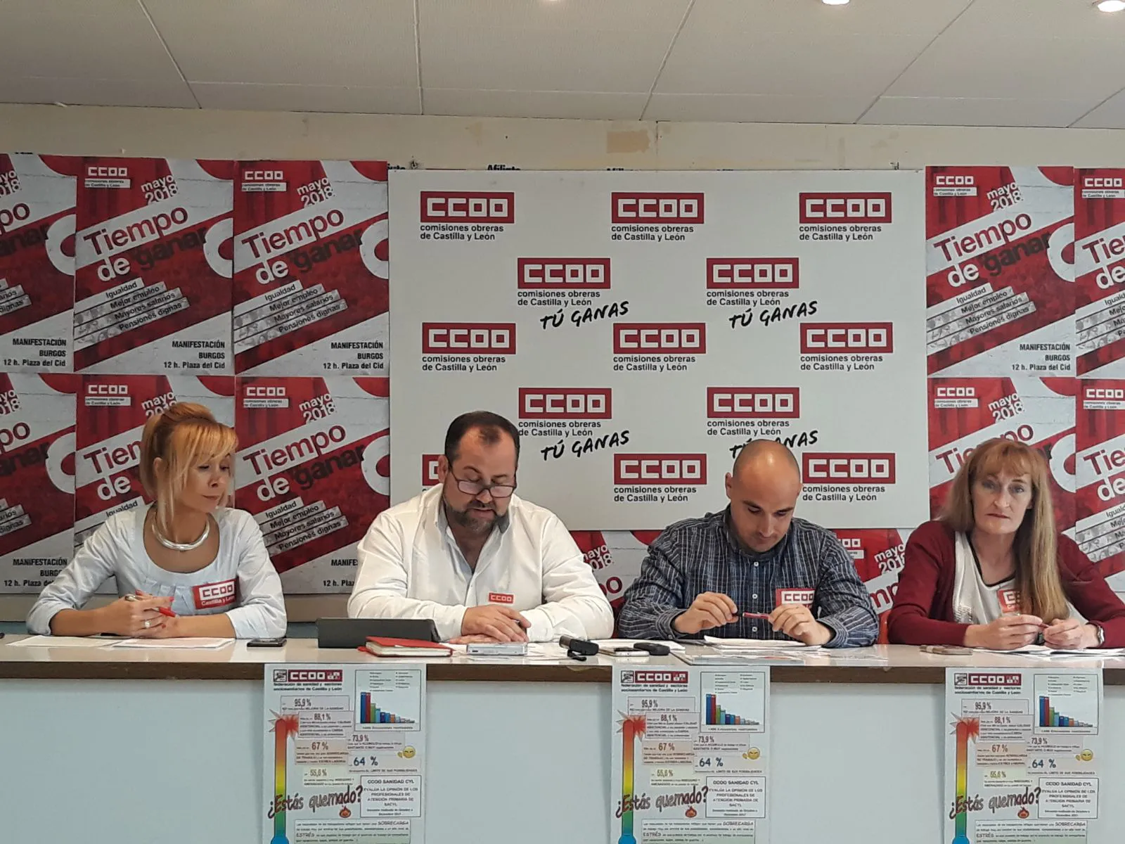 Local Burgos: El 64% del personal sanitario de CYL se siente al límite de sus posibilidades