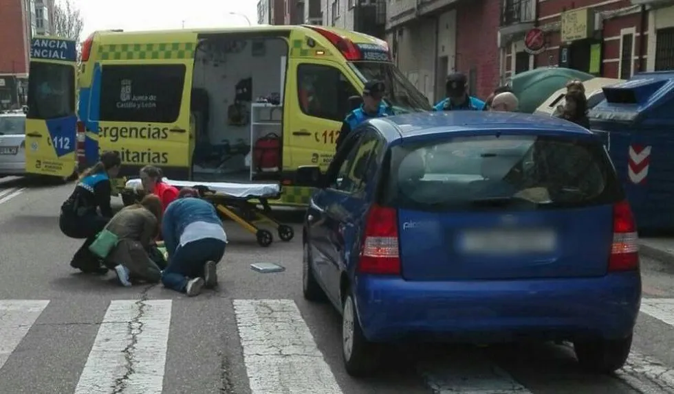 Sucesos Burgos: Atropellan a un mujer de 80 años en un paso de cebra en la Avenida Constitución