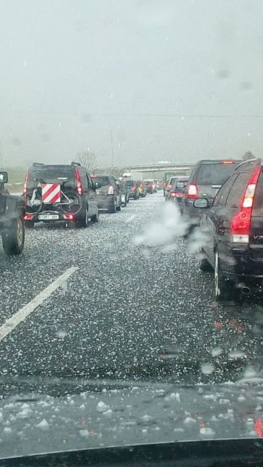 Provincia Burgos: Espectacular granizada en Lerma