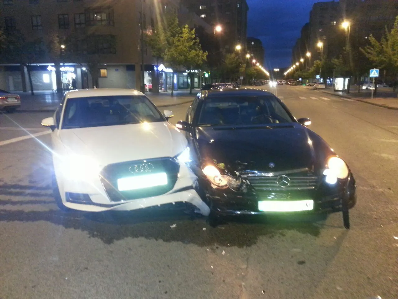 Local Burgos: Se da a la fuga tras sufrir un accidente