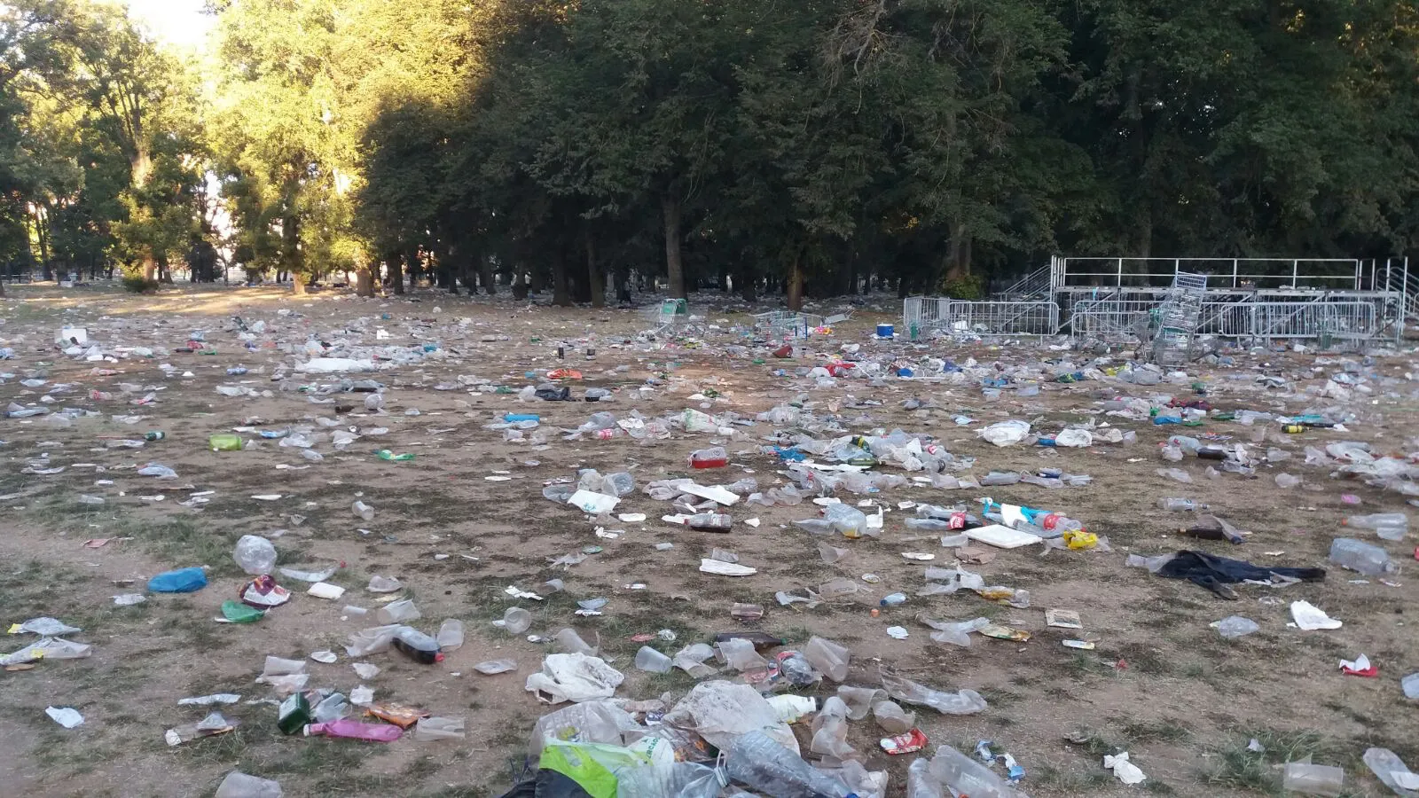 Local Burgos: Nuria Barrio: La imagen final de la fiesta del Parral desluce por completo