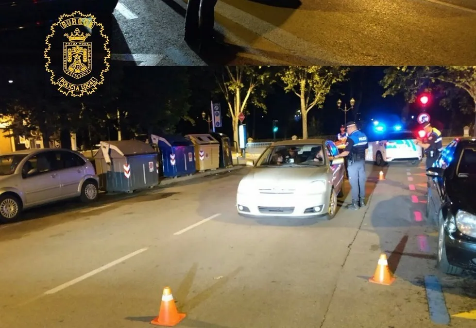 Sucesos Burgos: Detectan a un conductor que triplicaba la tasa de alcohol permitida en la calle Santa Casilda