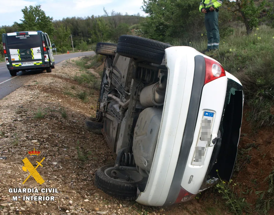 Sucesos Burgos: La Guardia Civil investiga a una conductora por alcoholemia positiva en sangre