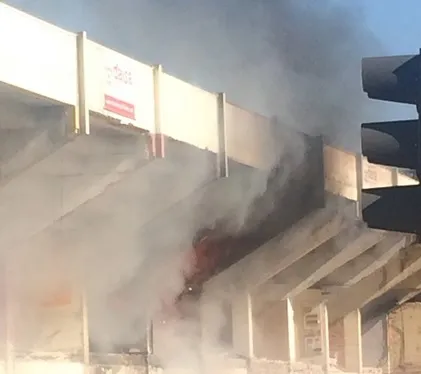 Local Burgos: Incendio en el Fondo Norte de El Plantio