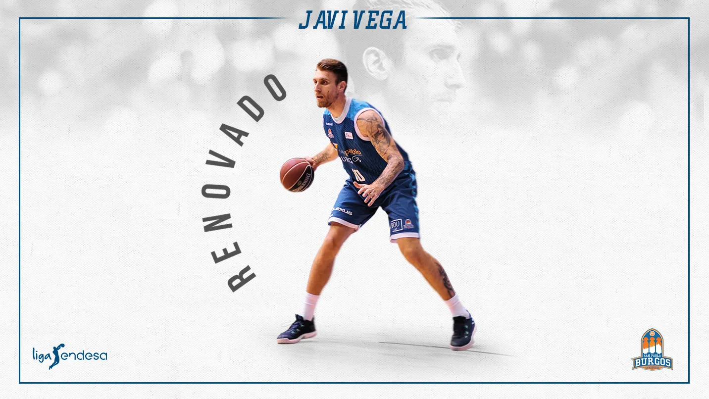 Baloncesto Burgos: Javi Vega seguirá capitaneando al San Pablo Burgos