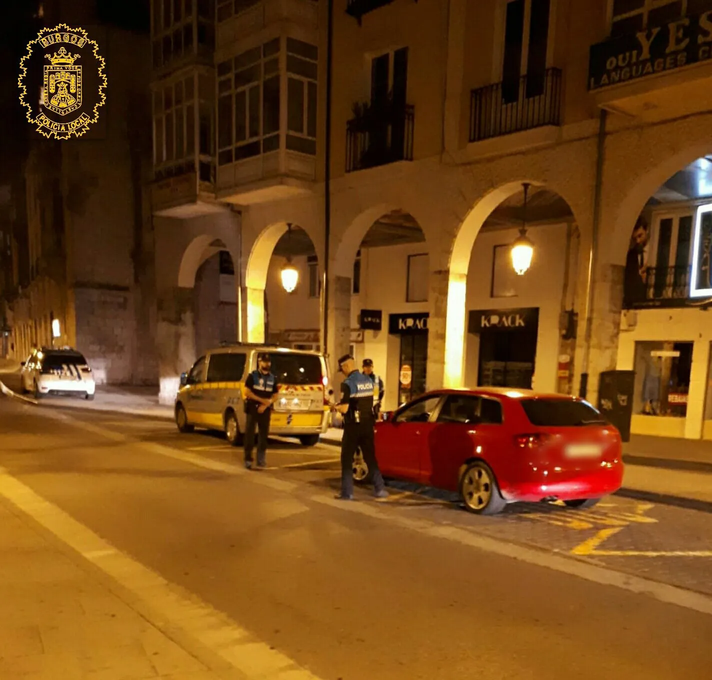 Sucesos Burgos: Descubren a un conductor con el carnet retirado