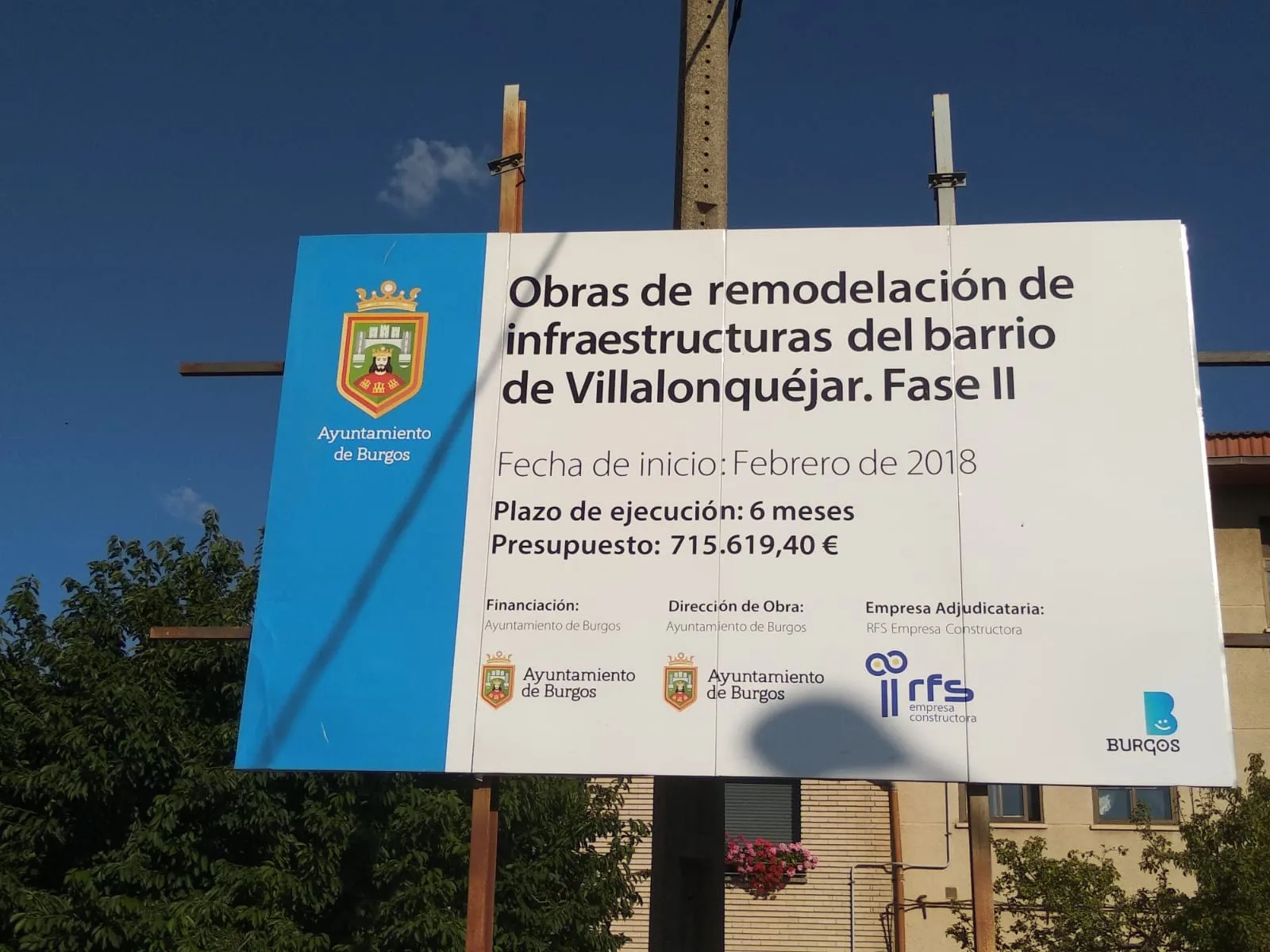 Local Burgos: El barrio de Villalonquéjar estrena nueva imagen