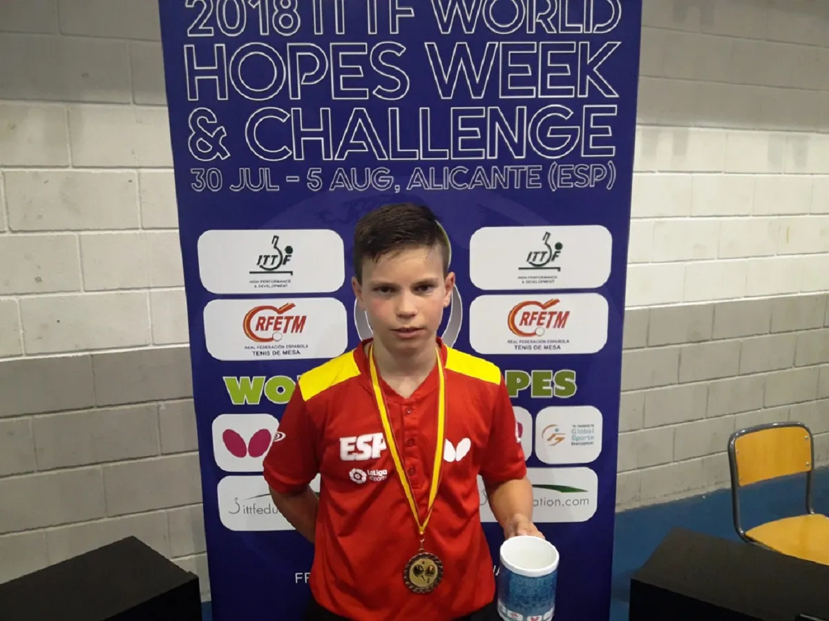 Deportes Burgos: Daniel Berzosa logra el bronce en el ITTF World Hopes Challenge 2018