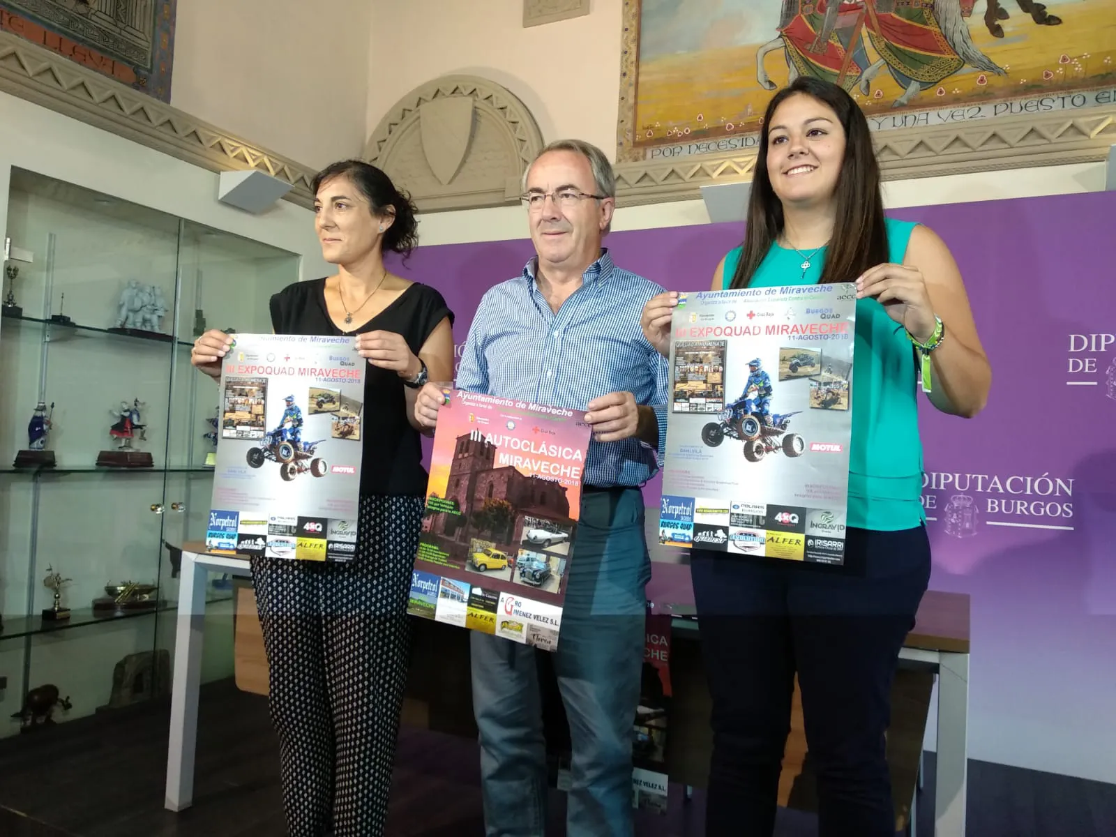 Cultura Burgos: Miraveche acoge la III edición de quad y coches clásicos