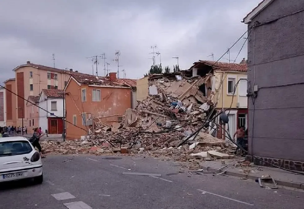 Sucesos Burgos: El Ayuntamiento realoja temporalmente a dos familias afectadas por la explosión de gas