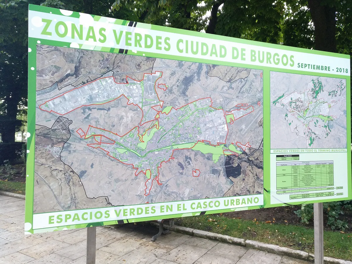 Actualidad Burgos: Lacalle saca pecho: Burgos es la ciudad de España con más zonas verdes por habitante