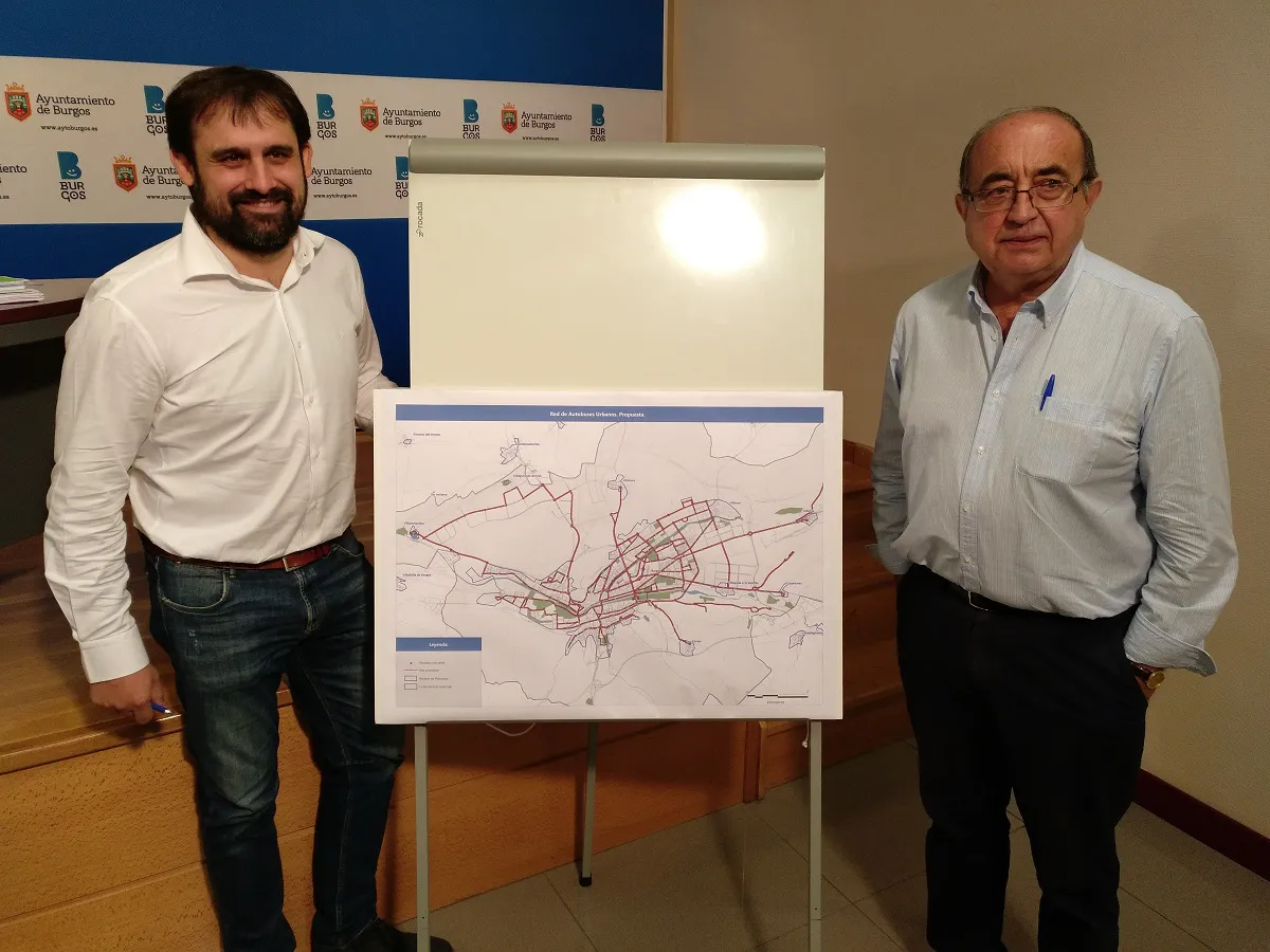 Actualidad Burgos: PP y PSOE plantean reducir a 23 el mapa de líneas de autobuses urbanos