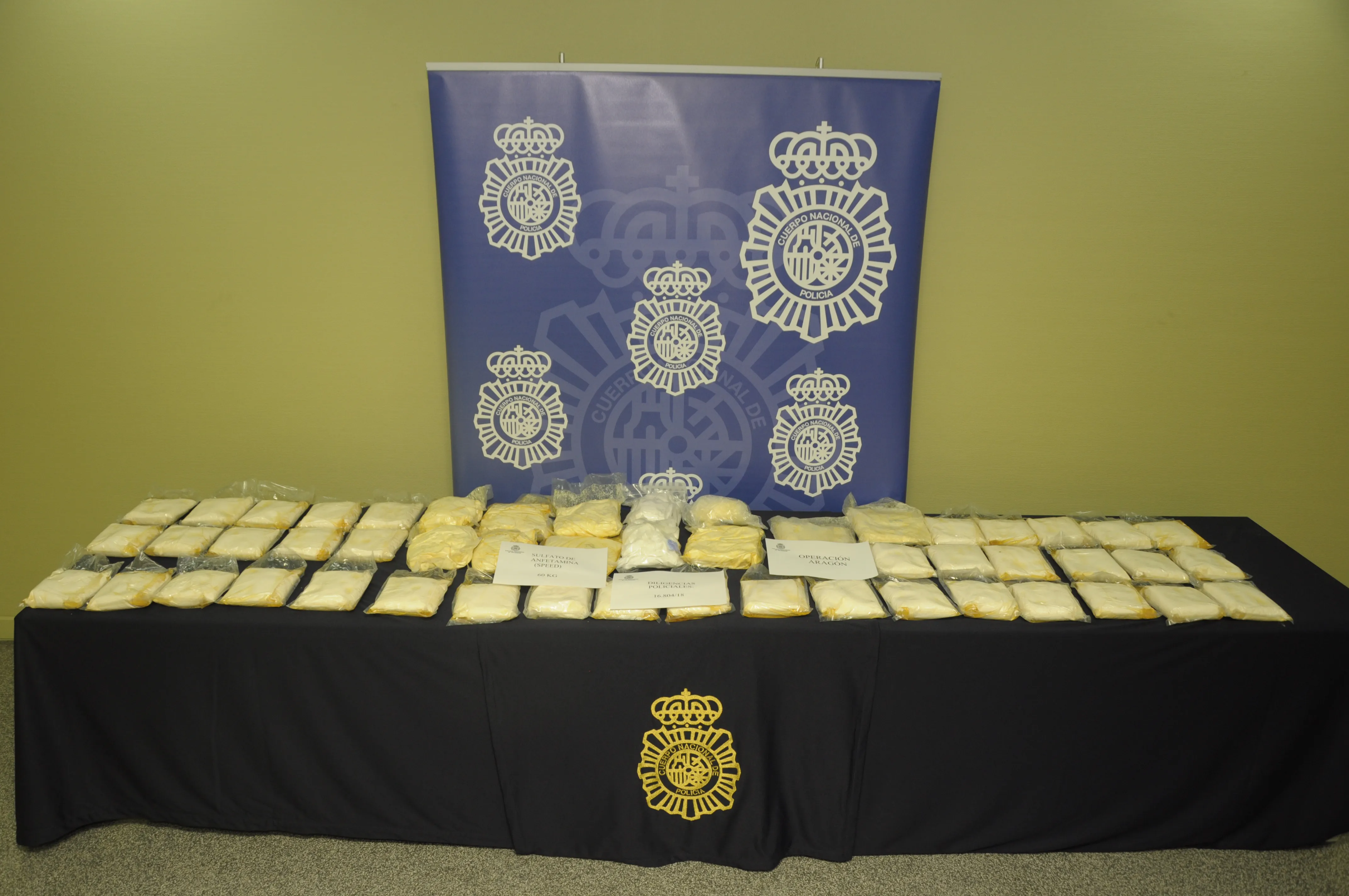 Sucesos Burgos: La Policía Nacional interviene más de 60 kilos de speed en Burgos